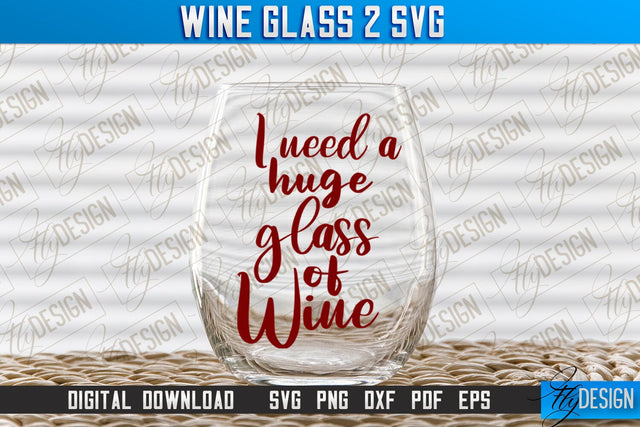 Wine Glass SVG Design | Alcohol SVG Quotes | Glass SVG Quotes v.2 SVG Fly Design 