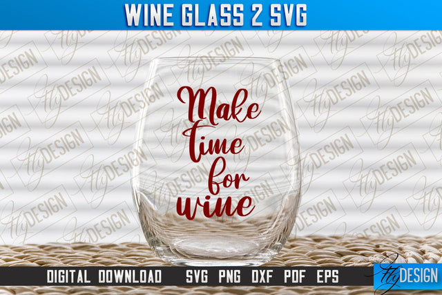 Wine Glass SVG Design | Alcohol SVG Quotes | Glass SVG Quotes v.2 SVG Fly Design 