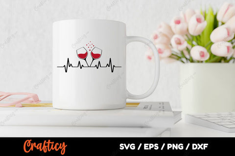 Wine Glass SVG Design SVG Designangry 