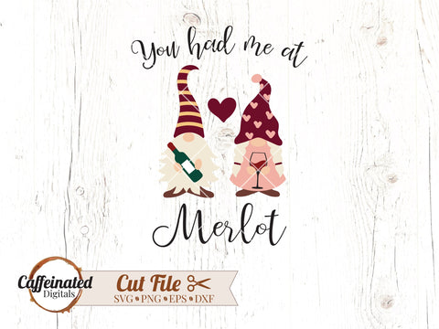 Wine Gnomes Mini Bundle SVG Caffeinated SVGs 