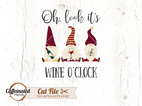 Wine Gnomes Mini Bundle SVG Caffeinated SVGs 