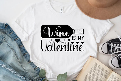Wine is my valentine SVG Angelina750 