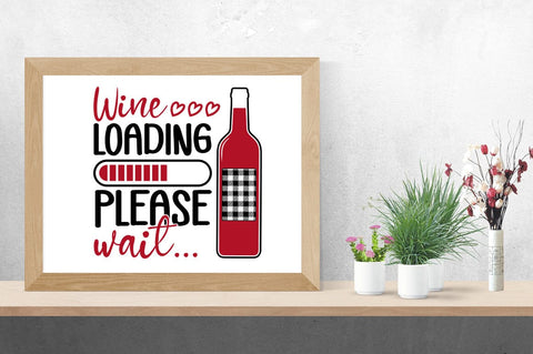 Wine Loading Please Wait SVG Design SVG Designangry 