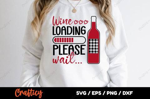 Wine Loading Please Wait SVG Design SVG Designangry 