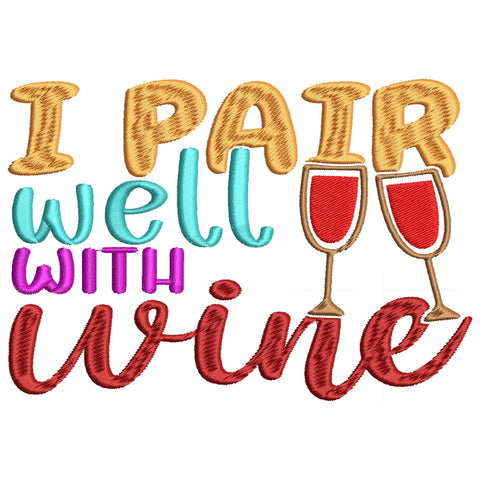 Wine Quotes Embroidery Designs Bundle – 15 Funny Wine Sayings, Digital Embroidery Files for Wine Lovers, Bar & Kitchen Decor Embroidery/Applique DESIGNS HappyDesignStudio 