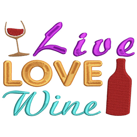 Wine Quotes Embroidery Designs Bundle – 15 Funny Wine Sayings, Digital Embroidery Files for Wine Lovers, Bar & Kitchen Decor Embroidery/Applique DESIGNS HappyDesignStudio 