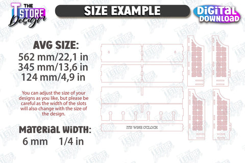 Wine Shelf Laser Cut Bundle | Bar Shelf | Mini Bar | Wall-Mounted Drink Bar | Wine Rack | CNC Files SVG The T Store Design 