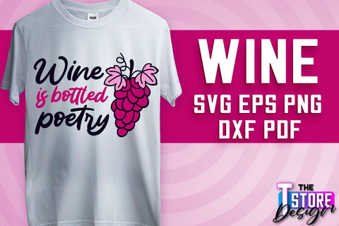 Wine SVG Design | Alcohol SVG Quotes | Party SVG Quotes v.1 SVG The T Store Design 