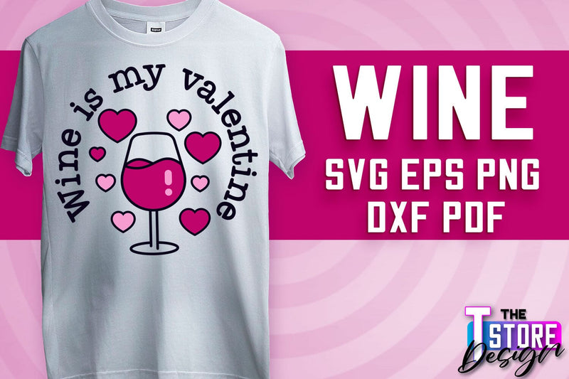 Wine SVG Design | Alcohol SVG Quotes | Party SVG Quotes v.1 SVG The T Store Design 