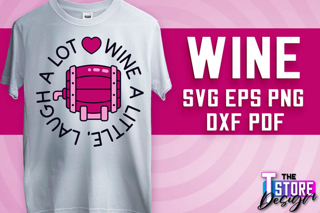 Wine SVG Design | Alcohol SVG Quotes | Party SVG Quotes v.1 SVG The T Store Design 