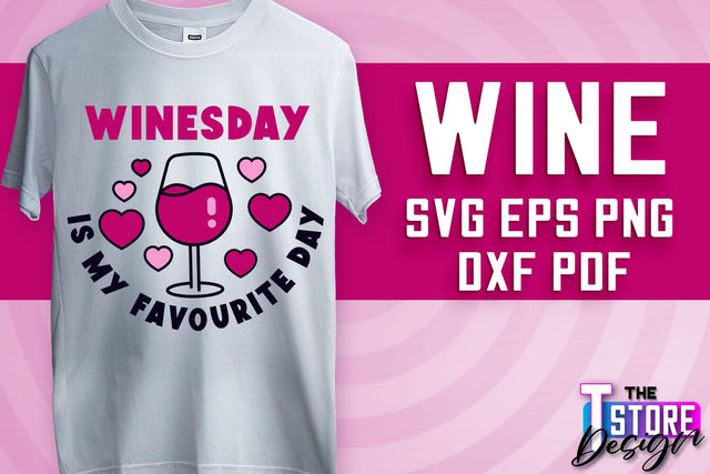 Wine SVG Design | Alcohol SVG Quotes | Party SVG Quotes v.1 SVG The T Store Design 
