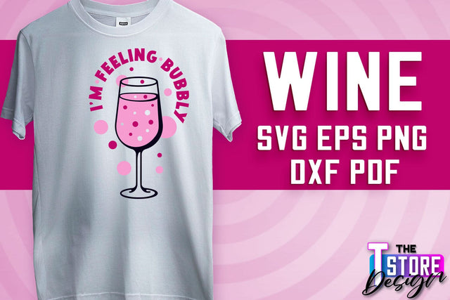 Wine SVG Design | Alcohol SVG Quotes | Party SVG Quotes v.1 SVG The T Store Design 