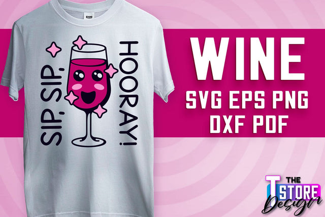 Wine SVG Design | Alcohol SVG Quotes | Party SVG Quotes v.1 SVG The T Store Design 