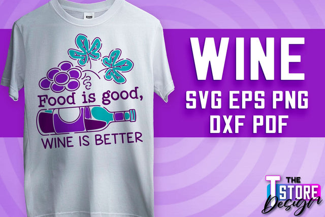 Wine SVG Design | Alcohol SVG Quotes | Party SVG Quotes v.2 SVG The T Store Design 