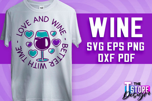 Wine SVG Design | Alcohol SVG Quotes | Party SVG Quotes v.2 SVG The T Store Design 