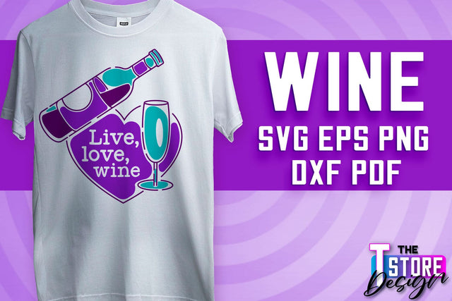 Wine SVG Design | Alcohol SVG Quotes | Party SVG Quotes v.2 SVG The T Store Design 