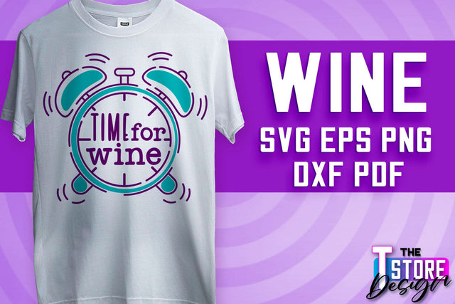 Wine SVG Design | Alcohol SVG Quotes | Party SVG Quotes v.2 SVG The T Store Design 