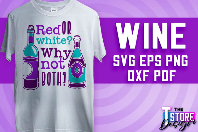 Wine SVG Design | Alcohol SVG Quotes | Party SVG Quotes v.2 SVG The T Store Design 