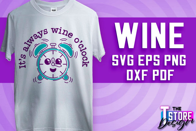 Wine SVG Design | Alcohol SVG Quotes | Party SVG Quotes v.2 SVG The T Store Design 
