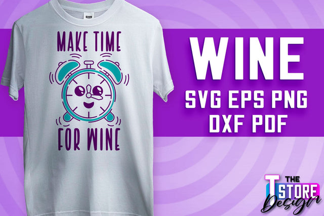 Wine SVG Design | Alcohol SVG Quotes | Party SVG Quotes v.2 SVG The T Store Design 
