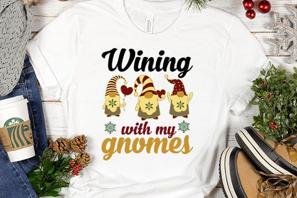 Wining With My Gnomes SVG Angelina750 