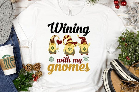 Wining With My Gnomes SVG Angelina750 