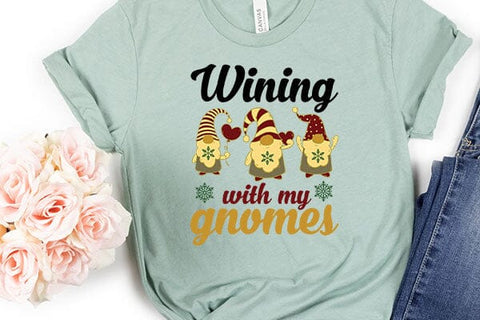 Wining With My Gnomes SVG Angelina750 