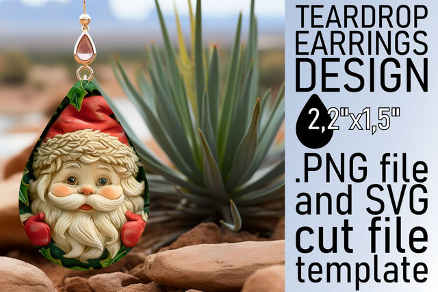 Winter 3D Santa Wrap | 20oz Christmas Tumbler Sublimation afrosvg 