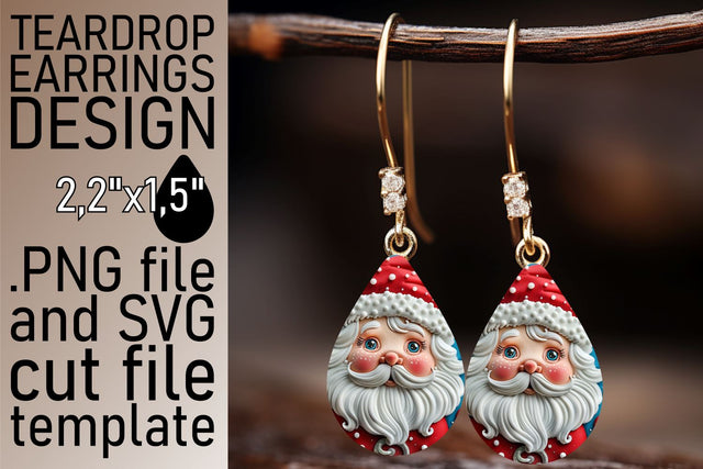 Winter 3D Santa Wrap | 20oz Tumbler Christmas Design Sublimation afrosvg 