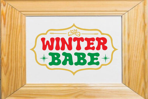 winter babe SVG Angelina750 