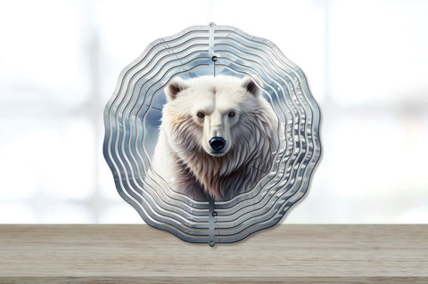 Winter Bear Wind Spinner Sublimation Designs Bundle Sublimation Regulrcrative 