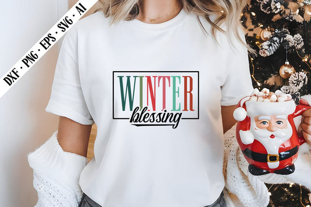 Winter Blessing Svg, Christmas Svg Designs SVG shah alam 