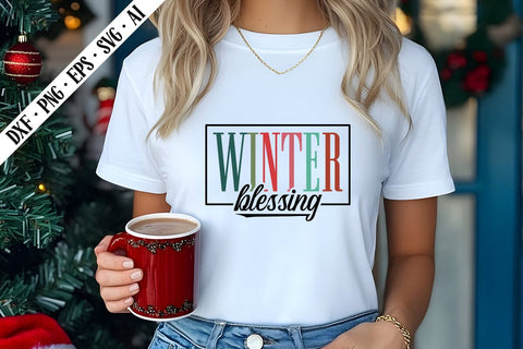Winter Blessing Svg, Christmas Svg Designs SVG shah alam 