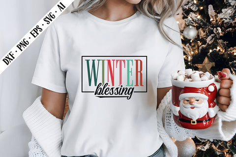 Winter Blessing Svg, Christmas Svg Designs SVG shah alam 