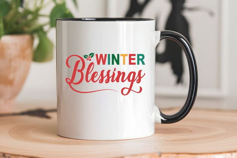 winter blessings SVG Angelina750 