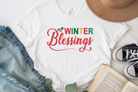 winter blessings SVG Angelina750 