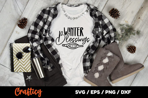 Winter blessings SVG Design SVG Designangry 