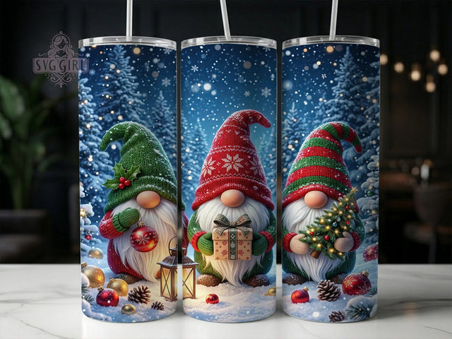 Winter Christmas Gnomes 20oz Tumbler, Winter Gnomes, Christmas Gnomes, Winter Gnome PNG, Christmas Gnome, Gnome Tumbler, Gnome Tumbler Wrap, 20oz Tumbler Wrap Sublimation SvggirlplusArt 