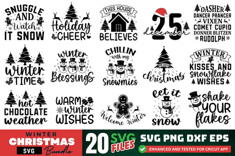 Winter christmas Svg Bundle SVG Designangry 