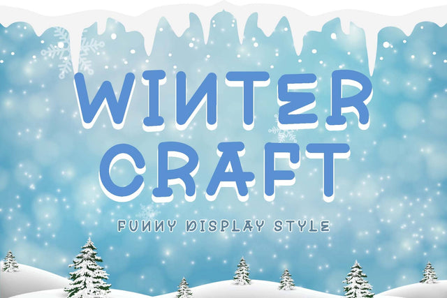 Winter Craft Font Prasetya Letter 