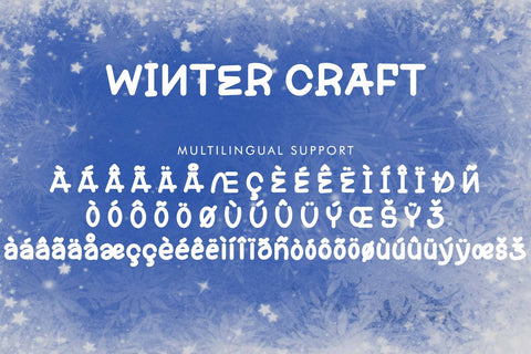 Winter Craft Font Prasetya Letter 