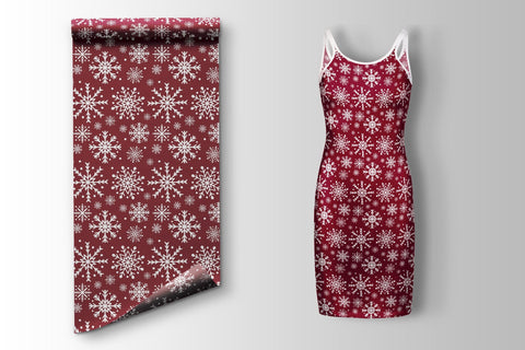 Winter Digital Paper Bundle. Snowflakes Seamless Patterns Digital Pattern LaBelezoka 