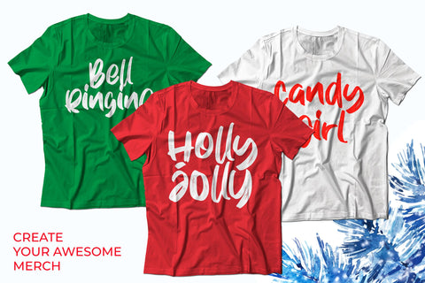 Winter Dreams - Playful Bouncing Display Font Font Mozzatype 