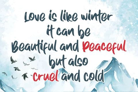 Winter Dreams - Playful Bouncing Display Font Font Mozzatype 