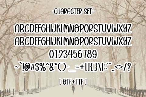 Winter Elegance Font Masyafi Studio 