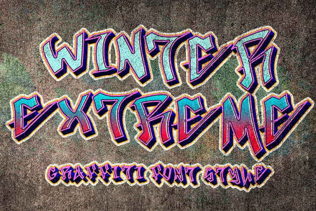 Winter Extreme Font Prasetya Letter 