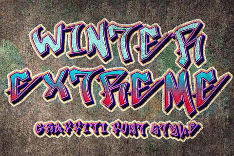 Winter Extreme Font Prasetya Letter 