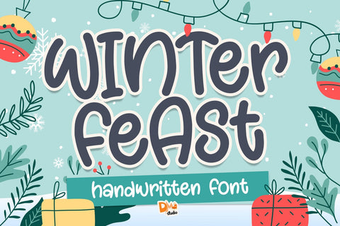 Winter Feast Font Font Dm Letter Studio 
