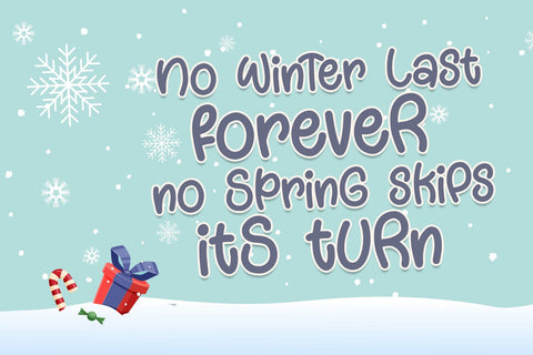 Winter Feast Font Font Dm Letter Studio 