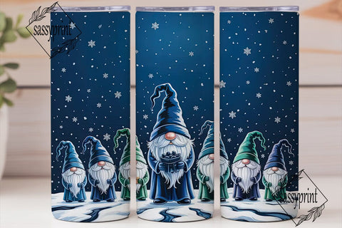 Winter Gnomes Christmas 20oz Tumbler Sublimation sassyprint 